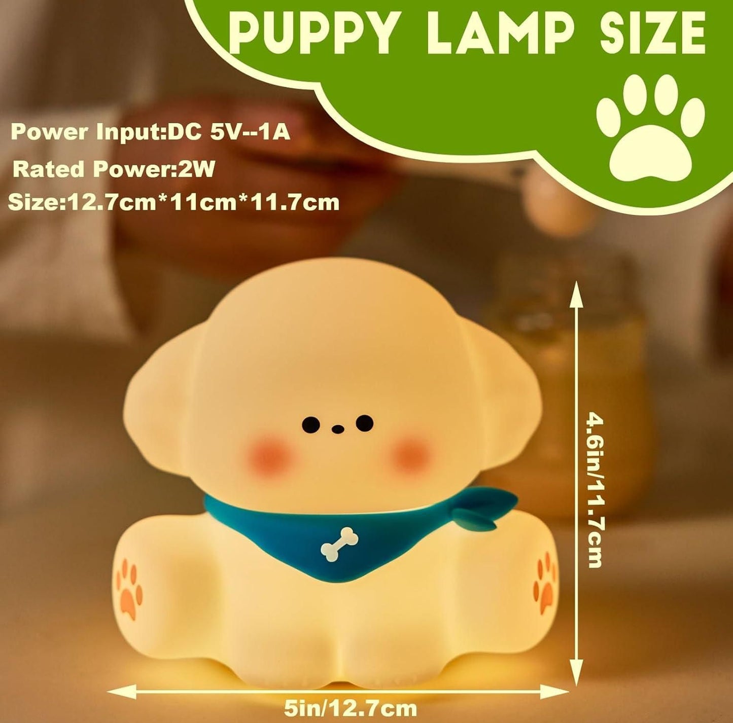 Cuddly Puppy Sleep Lamp
