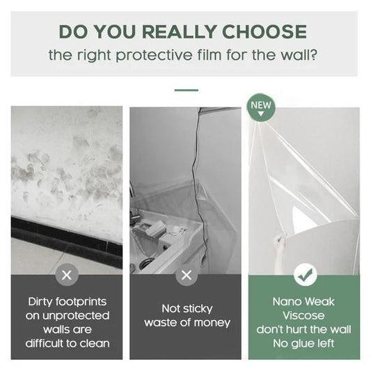 Fabora WallShield™ – Transparent Wall Protection Film (Buy 1 Get 1 Free)