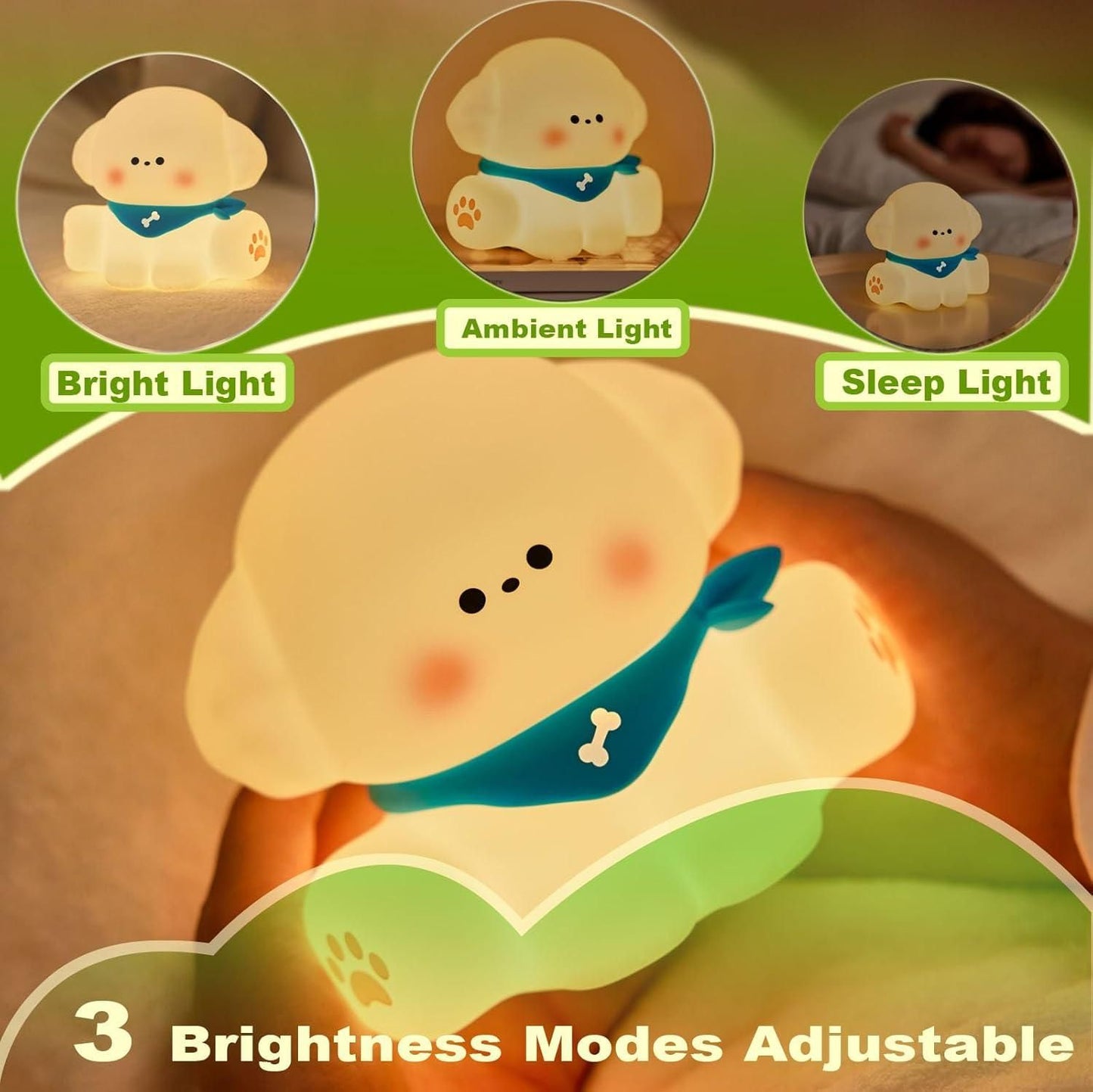 Cuddly Puppy Sleep Lamp
